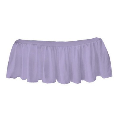 Solid Ruffled Mini Crib Skirt, Lavender