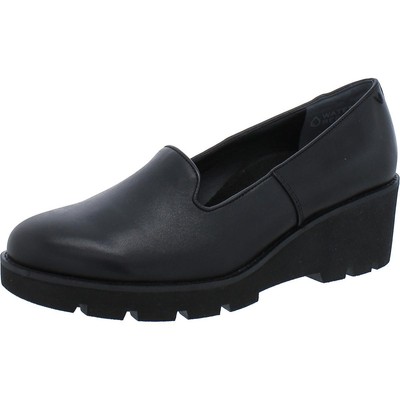 Женские мокасины Vionic Willa из черной кожи, размер 12, средний (B,M), BHFO 3946