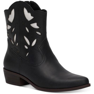 Женские ковбойские ботинки в стиле вестерн с вырезами из кожи Herzie от бренда Lucky, BHFO 1880