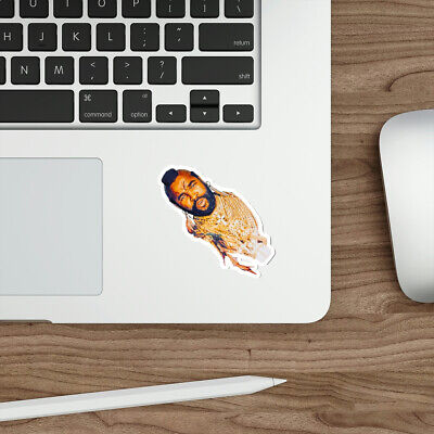 Mr T Head & Gold Chains Die-Cut Stickers - Mister T Dishwasher Safe Vinyl Decals