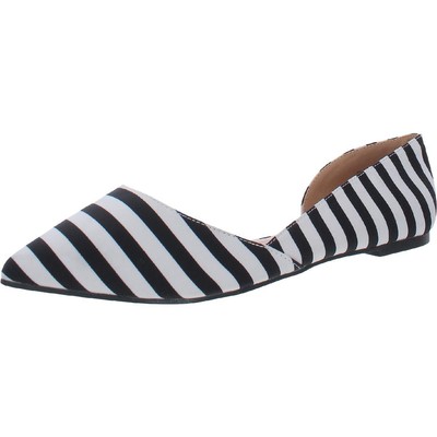 

Женские туфли Cortni B/W DOrsay Journee Collection, ширина 10 (C,D,W) BHFO 9649, Stripe, Cortni