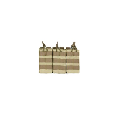 NcSTAR Vism Triple Magazine Pouch, для 3-х магазинов с двойной стопкой, светло-коричневый