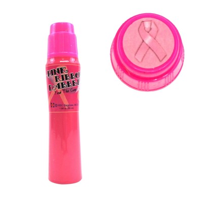 Pink Breast Cancer Ribbon Bingo Dauber Bright Ink Dot Art Vibrant Dabber Marker