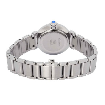 Pre-owned Citizen L Series Eco-drive Mop Dial Ladies Watch Em1060-87n