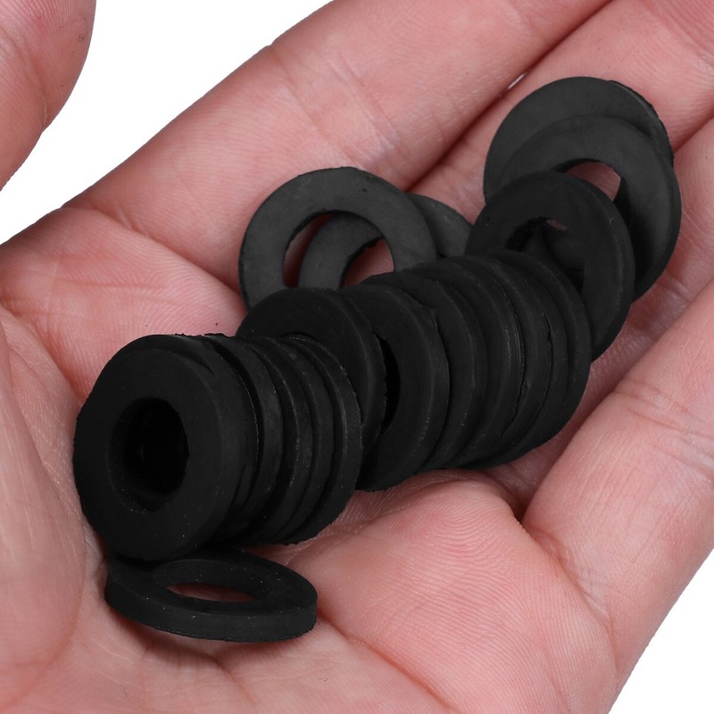 20Pcs 0.7inch Washers Rubber Seals for Shower Head Hose Flexible Pipe