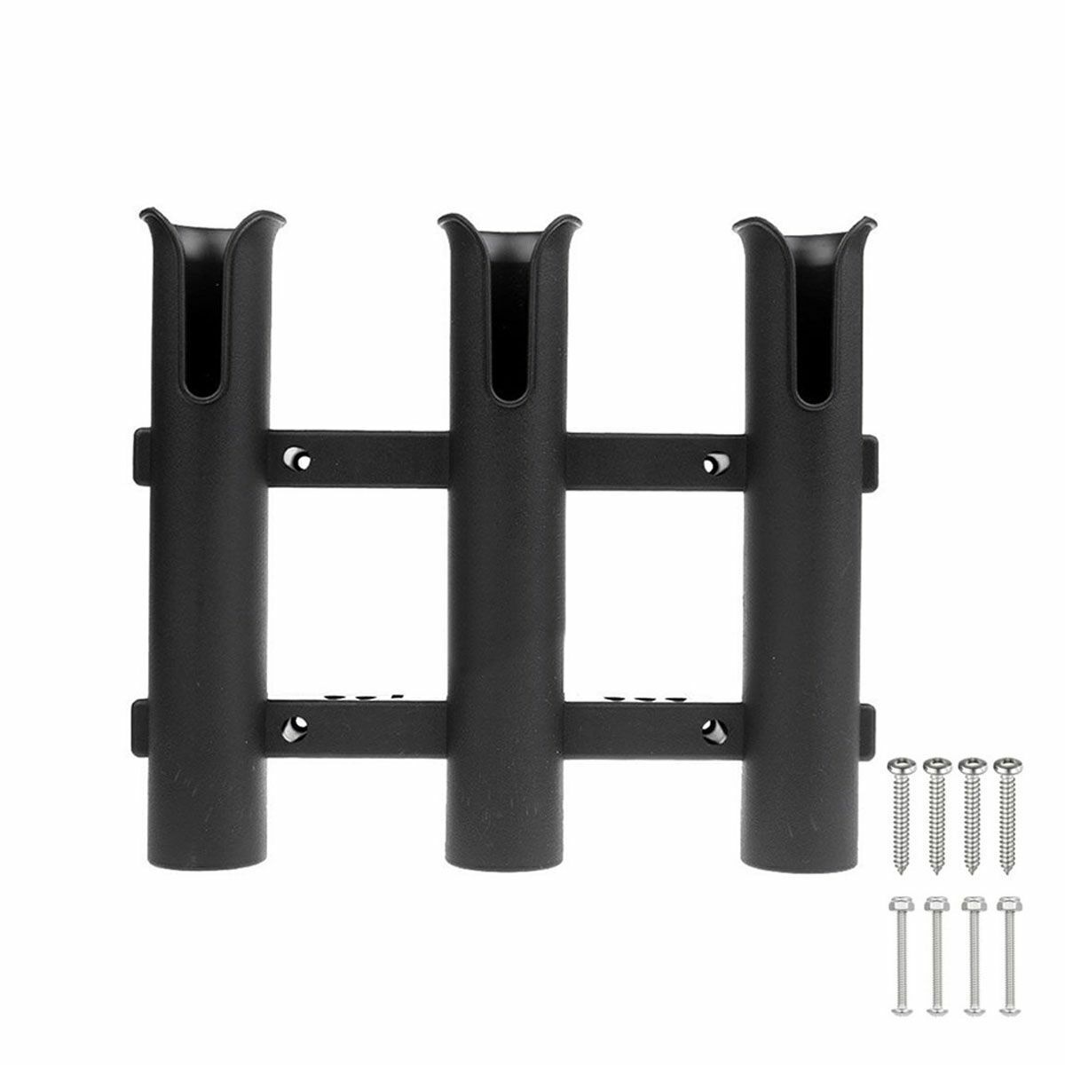 3 Tube Fishing Rod Holder Bracket Boat Kayak Rod Rack Mounted Fishing Rack USA