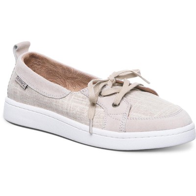 

Женские парусиновые туфли на плоской подошве со шнуровкой Bearpaw Wilde Tan 11, средний (B,M) BHFO 1171, Oat, Wilde