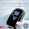 Finger Pulse Oximeter, Fingertip Blood Oxygen Saturation with Pulse Monitor, Oximeter with Lanyard, Pulse Oximeter for Sport and aviation use (LED black)