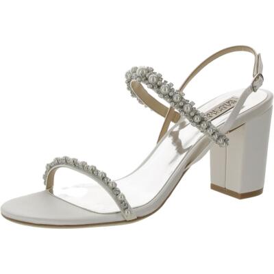 Женские босоножки на высоком каблуке с блестящей пряжкой Natasha Badgley Mischka BHFO 2152