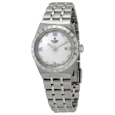 Автоматические часы Tudor Royal с бриллиантами M28300-0005