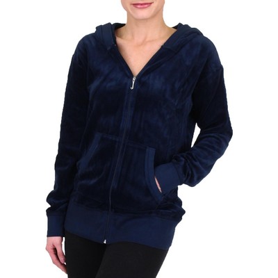 

Женская темно-синяя велюровая толстовка Juicy Couture Black Label Beachwood  BHFO 7792, Regal, Beachwood