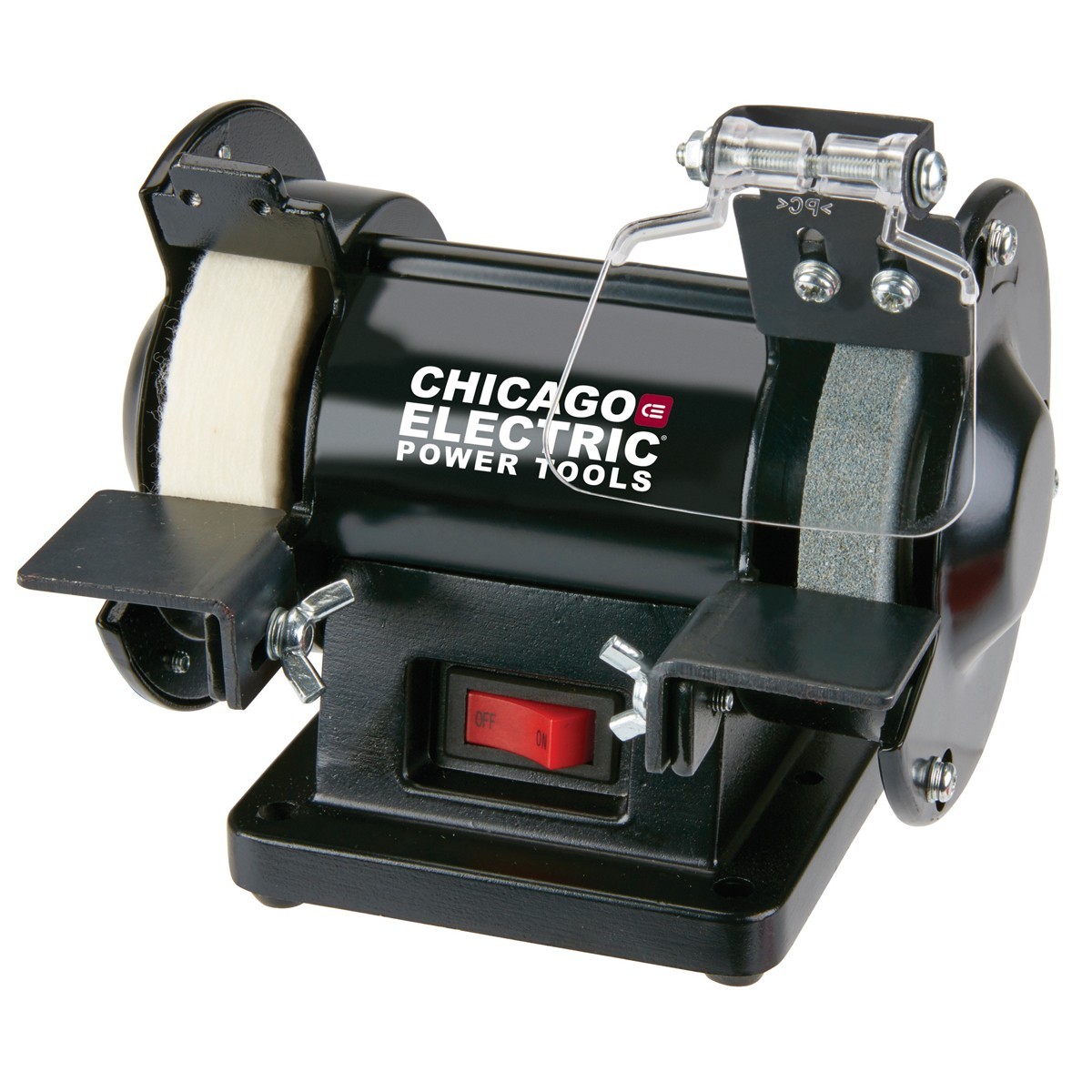 3 In. Mini Tool Grinder Buffing Wheel Polisher Wood Metal Shop Garage Compact