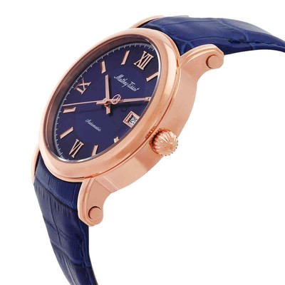 Pre-owned Mathey-tissot Renaissance Automatic Blue Dial Men's Watch H9030pbu