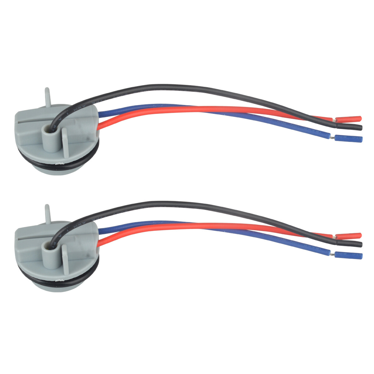 2Pcs 1157 2357 LED Bulb Socket Stop Brake Turn Light Harness Wire Pig Tail Plug*