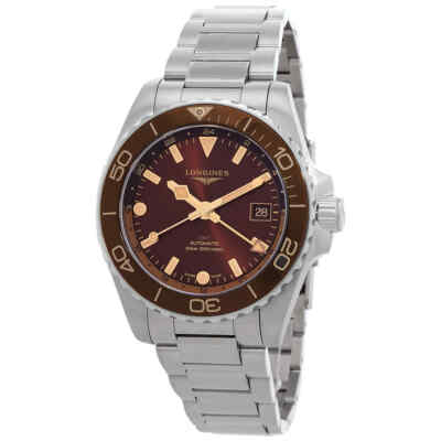 Мужские часы Longines Hydroconques с автоматическим коричневым циферблатом L3.790.4.66.6