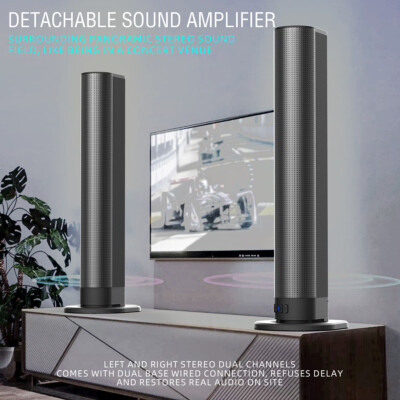 Surround Sound Bar 4 Speaker System Wireless Subwoofer TV Home Theater Bluetooth