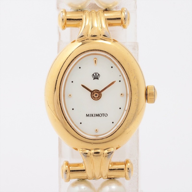 Mikimoto Vintage Ladies Gold Plated and Mikimoto Pearls Watch. | eBay