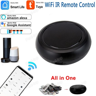 Mini WiFi Smart IR Remote Control for Alexa/Tuya/Google Home /IFTTT APP TV Fan