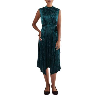 Женское бархатное платье-клеш без рукавов Tahari ASL Petites BHFO 7440
