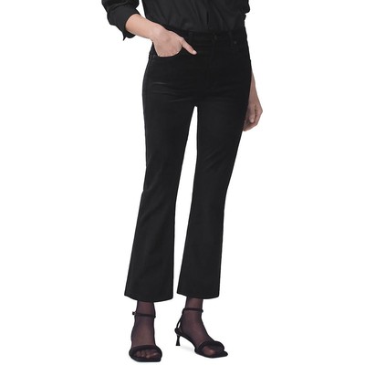 Citizens of Humanity, женские черные укороченные бархатные джинсы-ботфорты 25 BHFO 1910