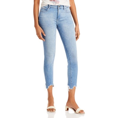 

DL1961 Женские укороченные джинсы скинни Florence Sharkbite Denim BHFO 2636, Droplet raw, Florence