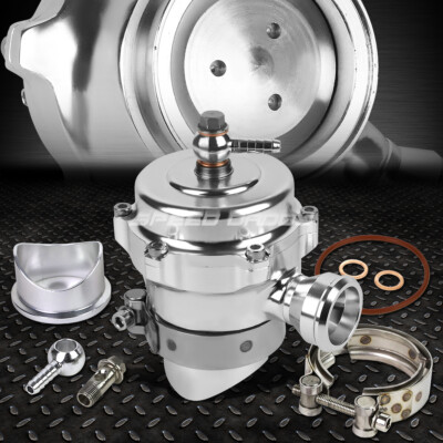 50 ММ АЛЮМИНИЕВЫЙ СЕРЕБРИСТЫЙ ПРОДУВОЧНЫЙ КЛАПАН ТУРБОКОМПРЕССОРА BOV ТРУБА НАДДУВА 35 ФУНТОВ НА квадратный ДЮЙМ + ФЛАНЕЦ