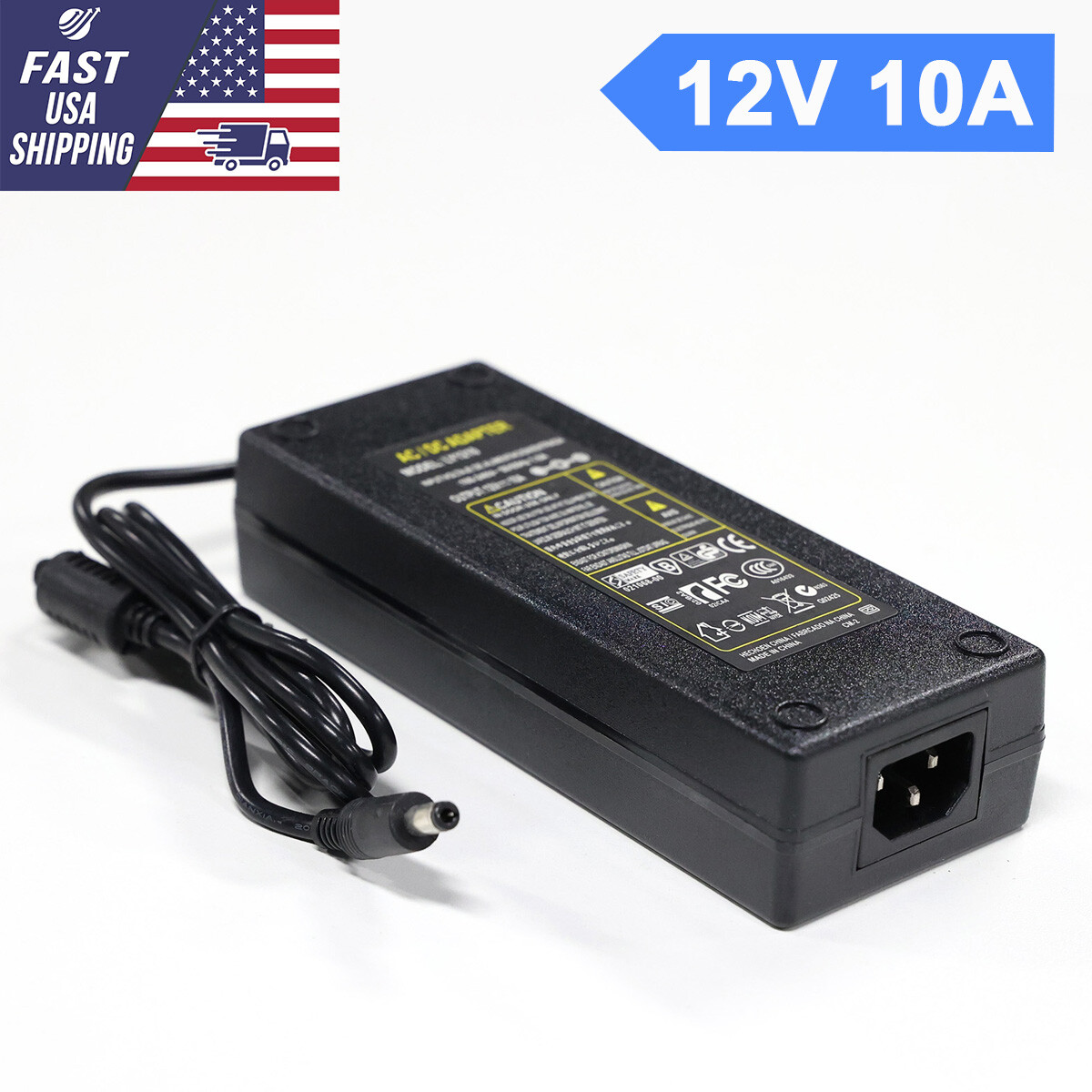 12v 10a Power Supply For 5050 5630 Smd Led Strip Lights