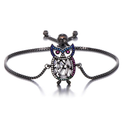 Charming Fiji Slider Bracelets Adjustable Top Quality Charms Evil Eye Moon Owl