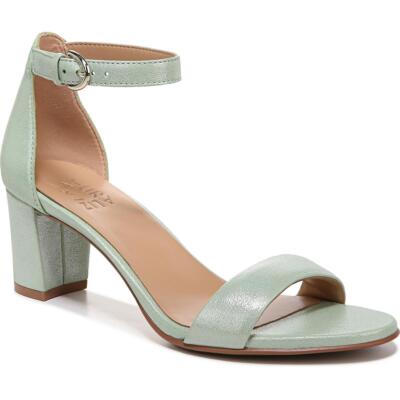 Naturalizer Womens Vera Green Heel Sandals  Shoes 7.5 Medium (B,M) BHFO 7361
