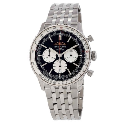 Pre-owned Breitling Navitimer Chronograph Automatic Chronometer Mens Watch Ab0137211b1a1