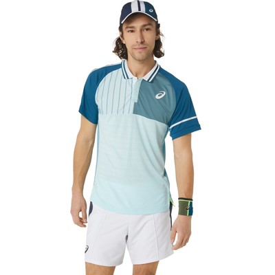 

Мужская футболка-поло ASICS MATCH Tennis Clothing 2041A272, Aquamarine, 2041A272