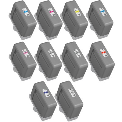 Комплект из 10 цветных пигментных чернил Canon PFI-3300 объемом 330 мл для PRO-2600/4600/6600