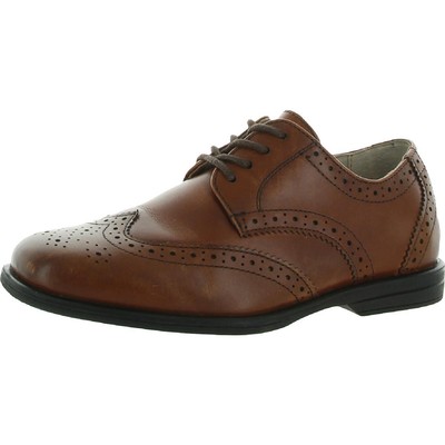 

Обувь дерби Florsheim Boys Reveal Wingtip Jr Tan 13 Medium (D) Little Kid 8758, Cognac leather