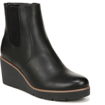 Женские ботильоны на танкетке SOUL Naturalizer Apollo черного цвета 11 Medium (B,M) BHFO 2995
