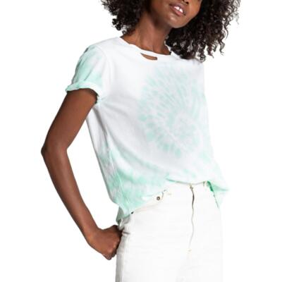 

Женская футболка n:PHILANTHROPY Harlow BFF Tie Dye с вырезами BHFO 6217, Spearmint tie dye