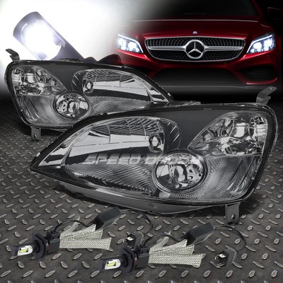 ФАРА С ЗАКОПЧЕННЫМ КОРПУСОМ + ПРОЗРАЧНЫЙ УГОЛ + СИСТЕМА БЕЛЫХ СВЕТОДИОДОВ 6000K ДЛЯ 01-03 CIVIC EM