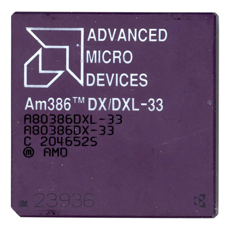 Processeur Cpu Amd Am386 Dx / Dxl-33 33mhz Pga132 A80386dxl-33 A80386dx-33