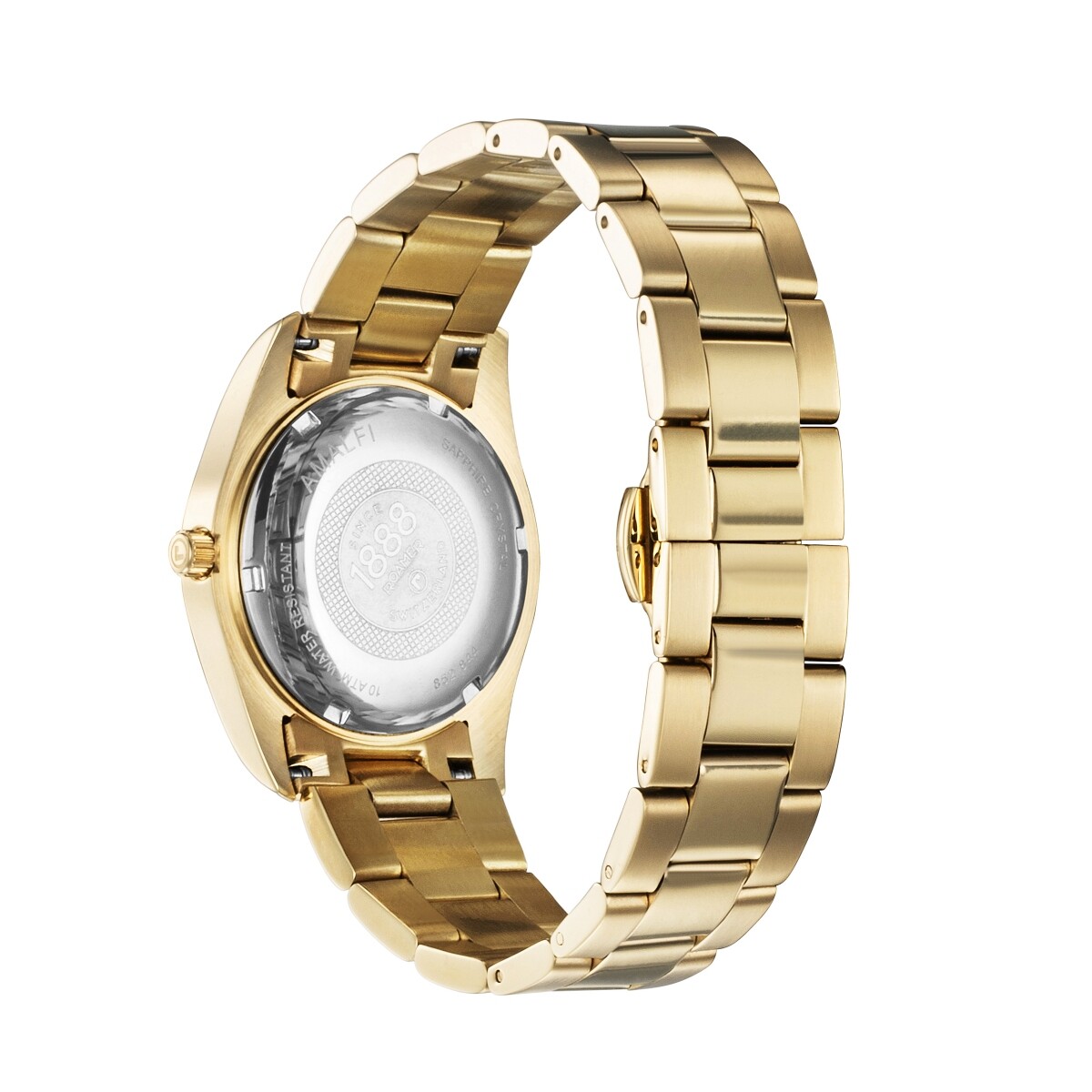 Pre-owned Roamer Ladies Watch Analog Quartz 852844 48 89 20 Amalfi Stainless Steel