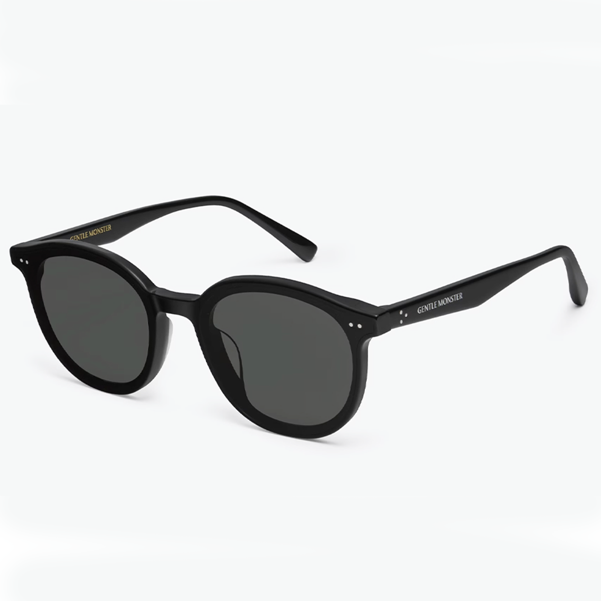 Pre-owned Gentle Monster Authentic  2024 Born 01 Acetate Black Sunglasses