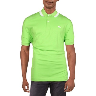 

Мужская зеленая хлопковая рубашка-поло Lacoste стандартного кроя  3 BHFO 5869, Зеленый, DH4187
