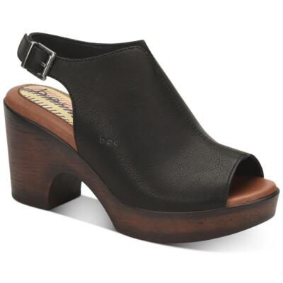 

Женские черные сандалии на платформе BOC Sheila, обувь 8, средний (B,M) BHFO 6472, Black pu