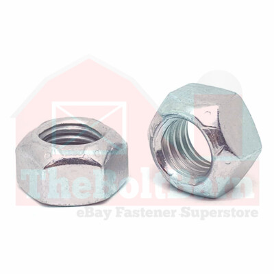 3/8''-24 Grade 8 Hex Top Lock Nuts Zinc Clear Fine Thread (Pick Quantity)