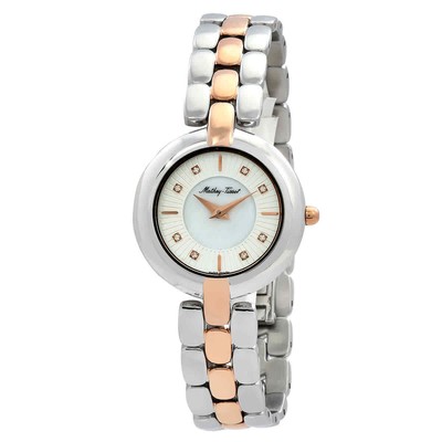 Женские часы Mathey-Tissot Farah с кварцевым серебряным циферблатом D956BI