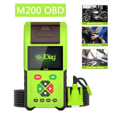 2023 NEW JDiag M200 Motorcycle Diagnostic Scanner OBD2 Scan Tool Moto Code Read