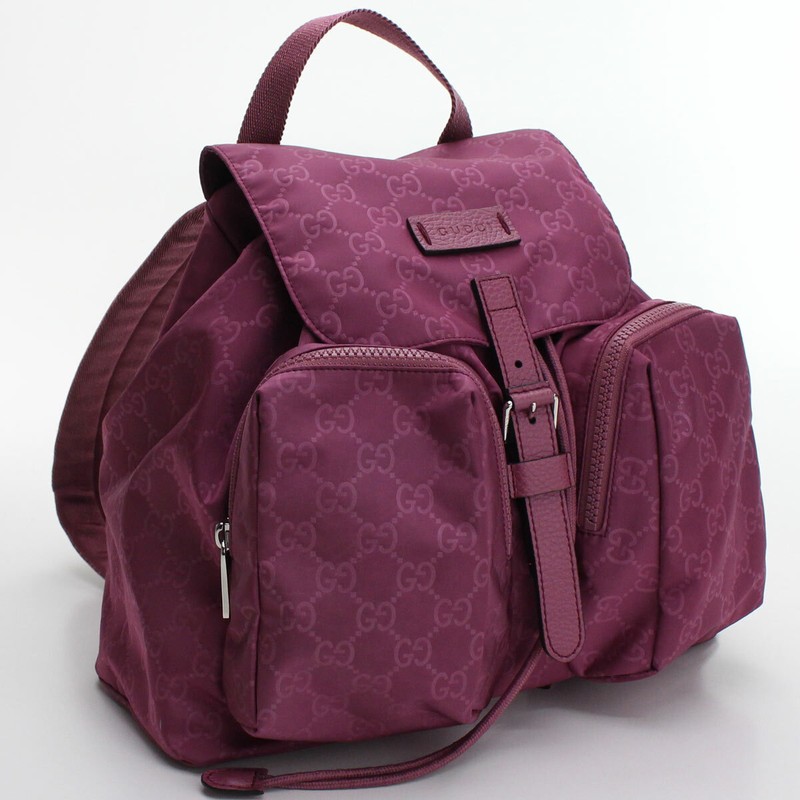 purple gucci backpack