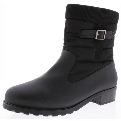 

Женские сапоги до середины икры Trotters Berry Black 8.5 Extra Wide (E+, WW) BHFO 2964, Черный