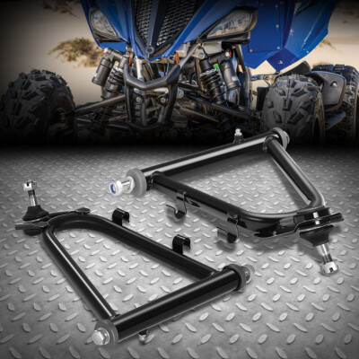 Для 91-06 Yamaha Banshee 350 YFZ350 Передние Верхние А-образные рычаги управления из нержавеющей стали черного цвета