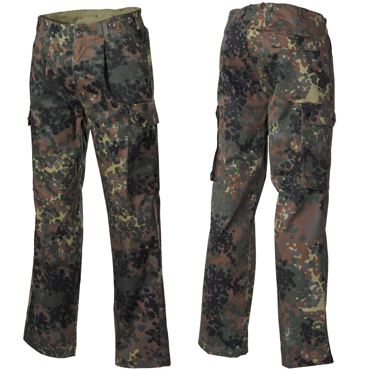 Bundeswehr Feldhose flecktarn nach original TL, Gr. 1-15 und 48-66