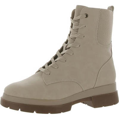 Женские ботинки SOUL Naturalizer Ozzy Beige Combat на шнуровке шириной 9,5 см (C, D, W) 7648