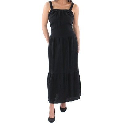 

BB Dakota by Steve Madden Женское хлопковое многослойное платье макси Arianna BHFO 6924, Черный